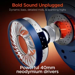 Jem Accessories, Inc. Wireless Over-the-Ear Headphones