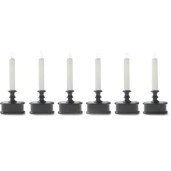 Camelot SI, LLC Wireless Sensor LED Window Candles (Set of 6)