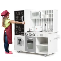 GoPlus (Costway) Wooden Pretend Play Kitchen with Sound