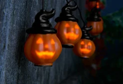 Mindscope Products Inc. 8' Animated Pumpkin String Lights