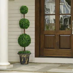 GoPlus (Costway) 4' Artificial Topiary Triple Ball Tree