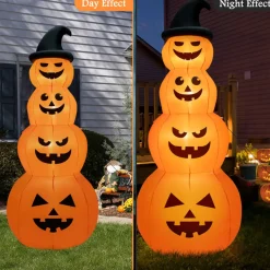 GoPlus (Costway) 8' Inflatable Halloween Pumpkin Stack