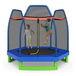 GoPlus (Costway) 7' Kids Bounce Jumper Trampoline with Enclosure