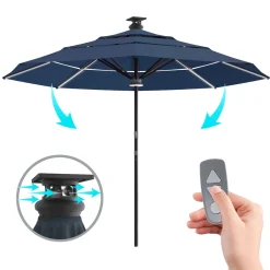 Reflection International Inc 11' Smart Outdoor Umbrella