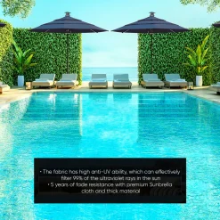 Reflection International Inc 11' Smart Outdoor Umbrella
