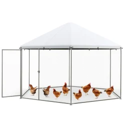 GoPlus (Costway) 13' Wire Mesh Hexagonal Chicken Coop