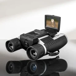 Kingport Industries, LLC 12X Zoom Digital Camera Binoculars by Sharper Image
