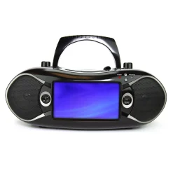 Naxa Electronics 7'' Bluetooth DVD Boombox and TV with AM/FM Radio