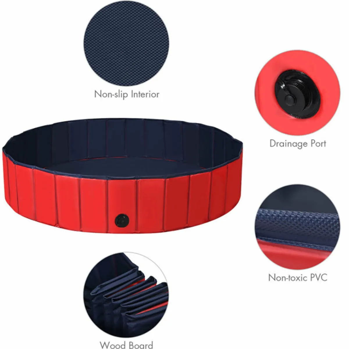 B u0026 D Group 63'' Foldable Leakproof Pool