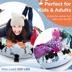 GoPlus (Costway) 52'' Heavy-Duty Inflatable Snow Sled