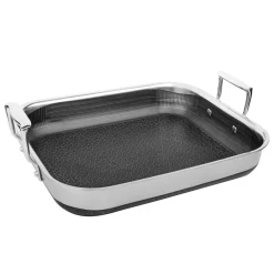 Livwell Brands LLC 14'' Hybrid Nonstick Roasting Pan with Rack