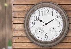 LaCrosse Technology, Ltd. 26.2'' Indoor/Outdoor Wall Clock