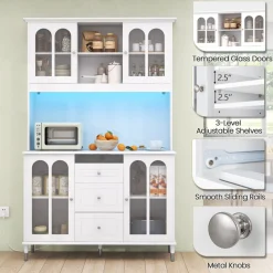 GoPlus (Costway) 73'' Kitchen Pantry Storage Cabinet