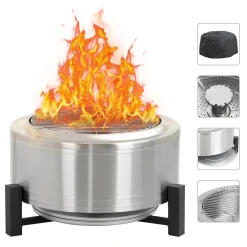 Shinerich International Inc 27'' Outdoor Smokeless Wood-Burning Fireplace