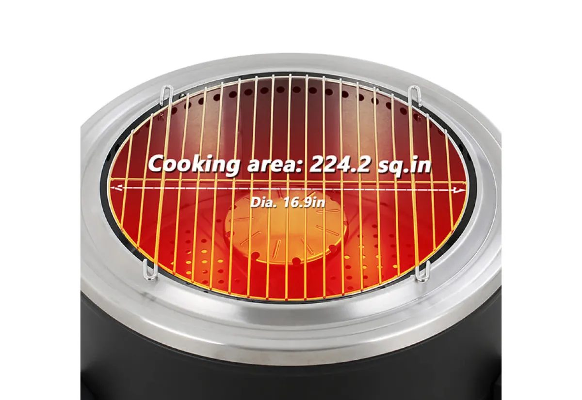 Shinerich International Inc 22'' Outdoor Smokeless Wood-Burning Fireplace