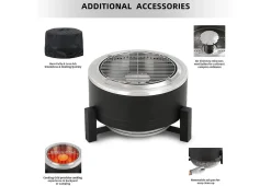 Shinerich International Inc 22'' Outdoor Smokeless Wood-Burning Fireplace