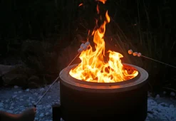 Shinerich International Inc 22'' Outdoor Smokeless Wood-Burning Fireplace