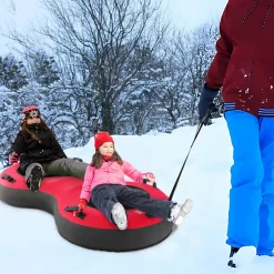 GoPlus (Costway) 80'' 2-Person Heavy-Duty Inflatable Snow Sled