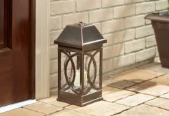 Smart Solar Inc. 15'' Solar Powered Candle Lantern